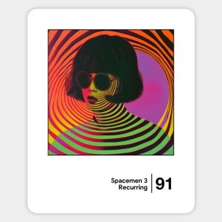 Spacemen 3 - Minimal Style Graphic Design Artwork Sticker